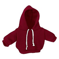 10-12 inch Maroon Hoodie