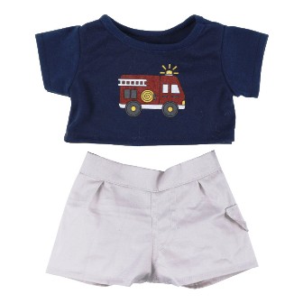 Fire Truck Pants Set